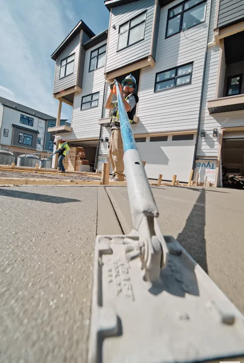 Concrete driveway crack repair, Calgary