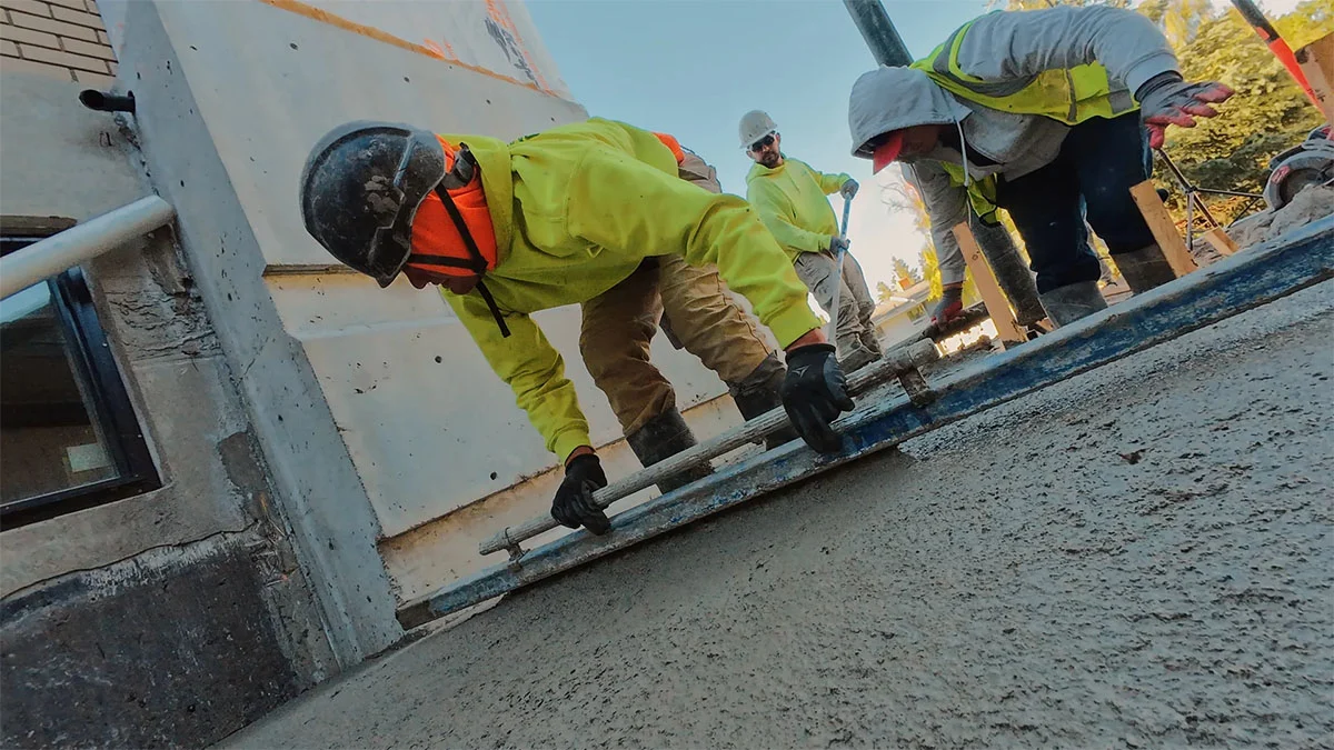 Concrete foundations and footings