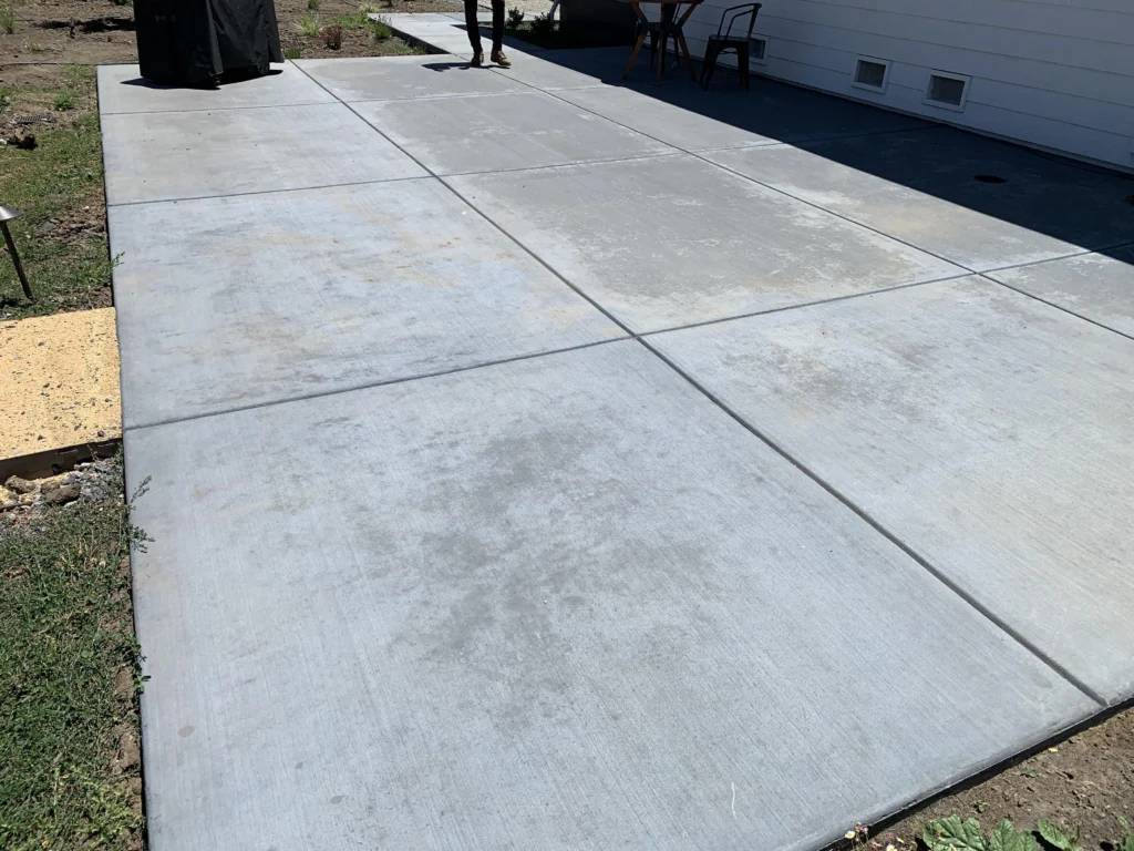 New Concrete Looks Blotchy