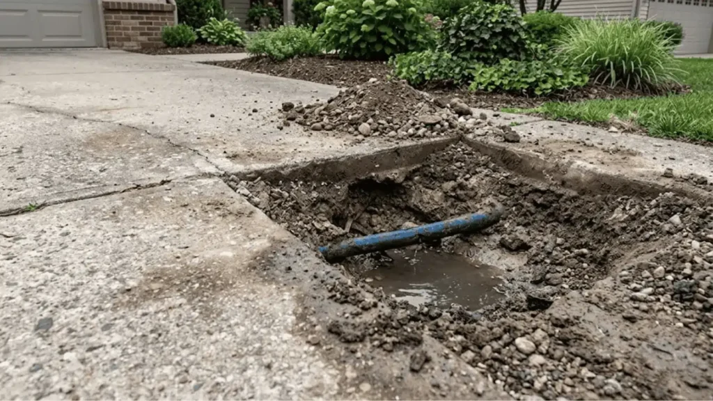 The City Cut Through Your Driveway in Calgary